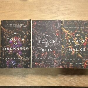 A Touch of Darkness, Ruin, and Malice Book Set by Scarlett St. Clair